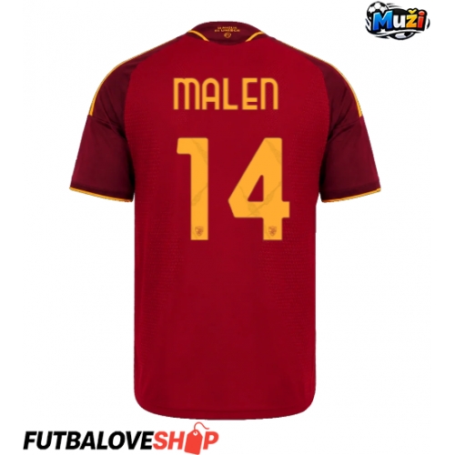 Dres AS Roma Donyell Malen #14 Domáci 2026-27 Krátky Rukáv